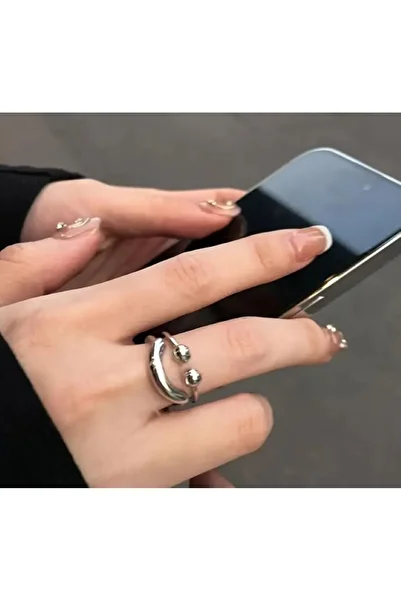 Dgt Luxury Smile Adjustable Minimalist Ring