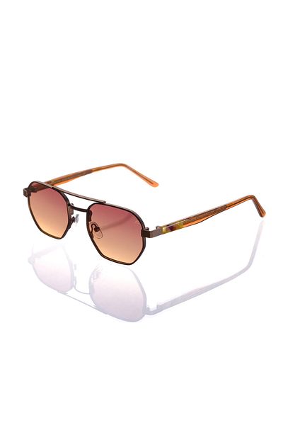 AR COLLECTİON Plus Unisex Metal Sunglasses Ar316 C53