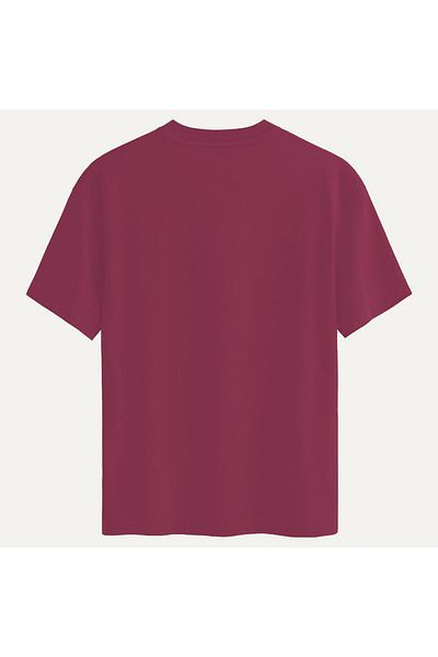 SOFTWAY Unisex Crew Neck 100% Organic Cotton Thick Textured Guardian Protection Printed Oversize T-Shirt