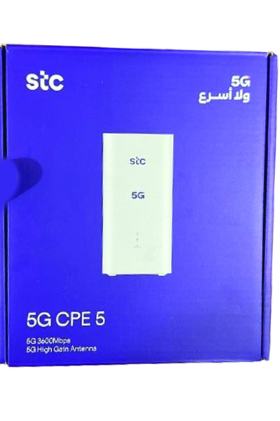 SIC راوتر STC 5G CPE 5 - واي فاي 6 فائق السرعة | سرعة تنزيل تصل إلى 3600 ميجا...