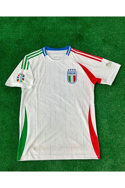 BARBITOS Italy White Euro24 Away Unnameless Jersey-White