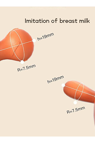 turtees Teether, Anti-fall teether, Imitation of Breast