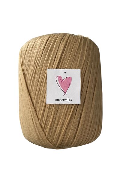 Makromİps Premium Mix Soft Raffia Yarn 50 Gr 65 m Soft Natural Raffia Bag Yarn Paper Yarn Hand Knitting Hobby