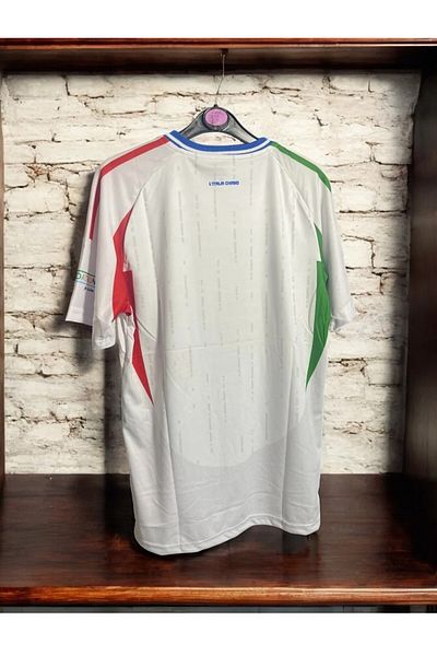 BARBITOS Italy White Euro24 Away Unnameless Jersey-White