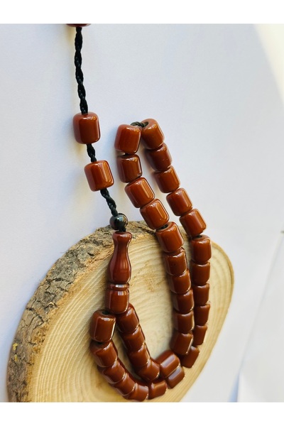 Kehribar Pressed Amber Prayer Beads