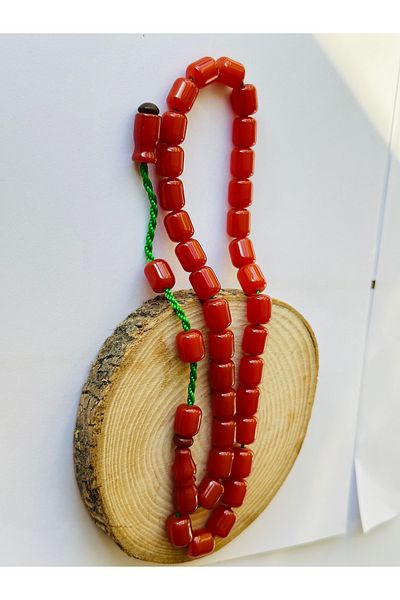 Kehribar Pressed Amber Prayer Beads