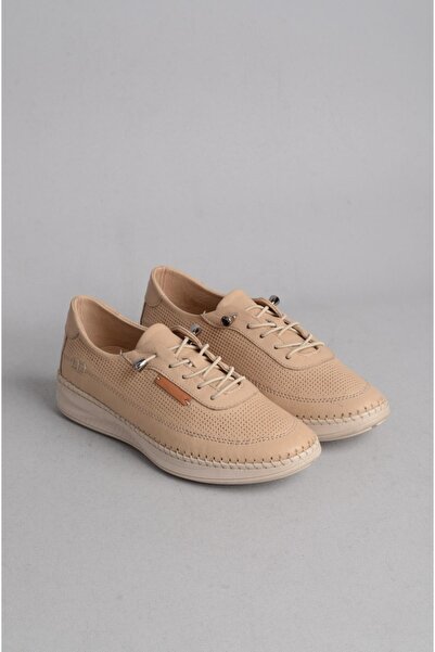 SEÇ KUNDURA Piele autentică - Pantofi de damă bej anatomici SEÇ 9550