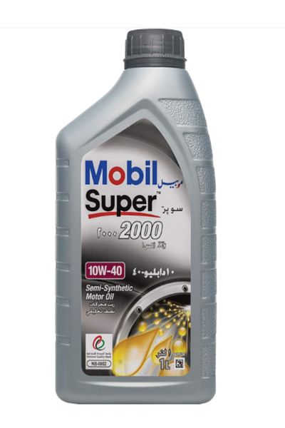 Mobil Mobil Super 2000 10w-40 (6 x 1L) - Synthetic motor oil for powerful protection and lasting performance