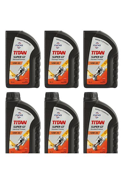 Fuchs Fuchs Titan Super Gt 10w-30 Engine Oil (6 x 1L) – Advanced German Formula for Superior Protection and Performance