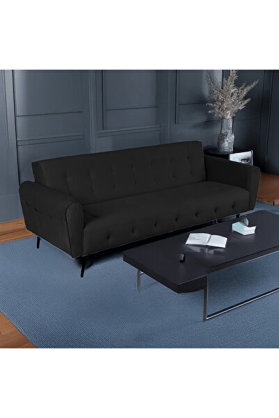 BACK COMFORT SleepEase Velvet Sofabed – Luxury 2in1 Foldable Sofa & Guest Bed, SpaceSaving Comfort