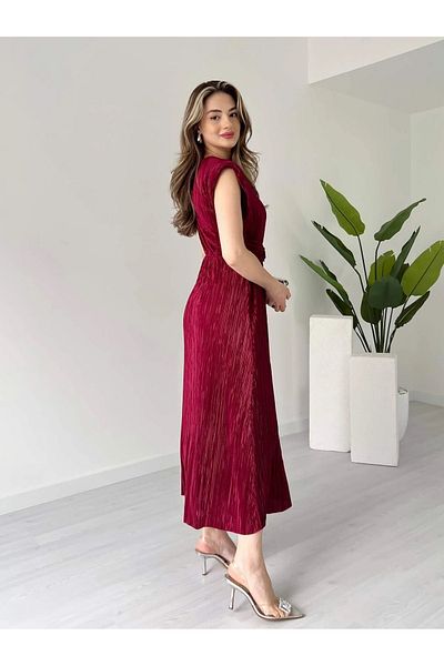 Lusin Rochie de vară căptușită, căptușită, cu talie elegantă, de damă