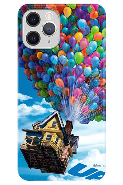 Lopard Apple iPhone 11 Pro Max Non-Trace Case Covers 28 Upward Facing Banner Blue Red