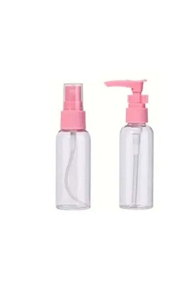 Salon System Two Transparent Plastic Containers from Salon System