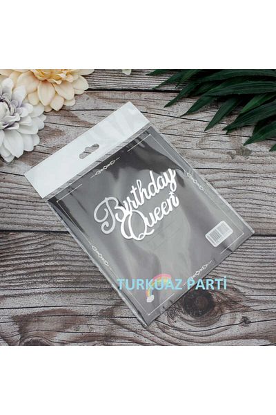 turkuaz parti BIRTHDAY QUEEN SILVER CAKE ΜΠΡΟΣΤΙΝΗ ΠΛΕΞΙΓΛΟΥΡΗ ΕΚΤΥΠΩΣΗ, ΕΚΤΥΠΩΣΗ ΓΕΝΕΘΛΙΩΝ, ΕΚΤΥΠΩΣΗ ΤΟΥΡΤΑΣ