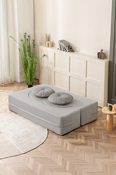 BRANNA HOME NEİRO Sünger Koltuk Takımı, Açılabilir Yataklı 2+1 Modern Koltuk