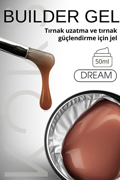 KOKS Builder Jel Gel Dream 50 ml – Tüm Türlerde Tırnak Uzatma Için Uygun Çok ...