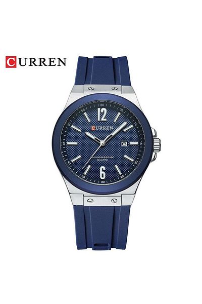 Curren / 8467 Men's Watch Calendar Men's Tape Table Casual Men's Watch