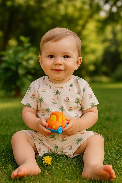 baume clothes Palm Printed 2 Piece Set