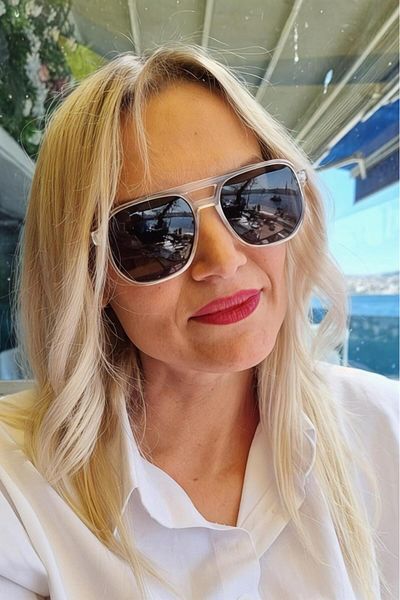 Mood Agenda Unisex Fancy Vintage Square Model Sunglasses