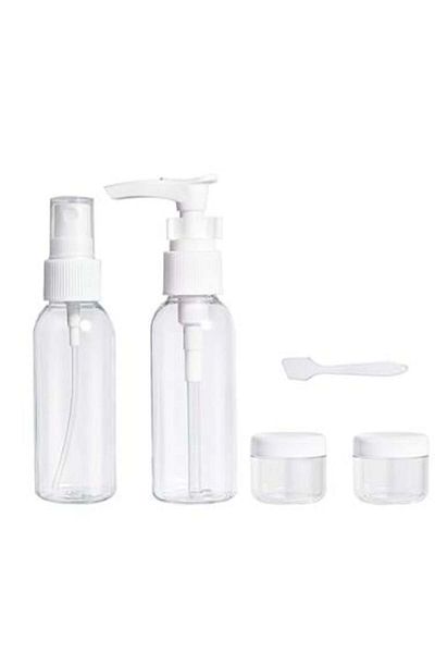 Salon System Transparent Plastic Container Set from Salon System, 4 Pieces