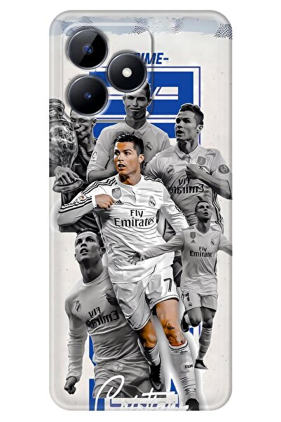 Lopard Realme Note 50 Case Phone Case Covers 1 Cristiano Ronaldo White