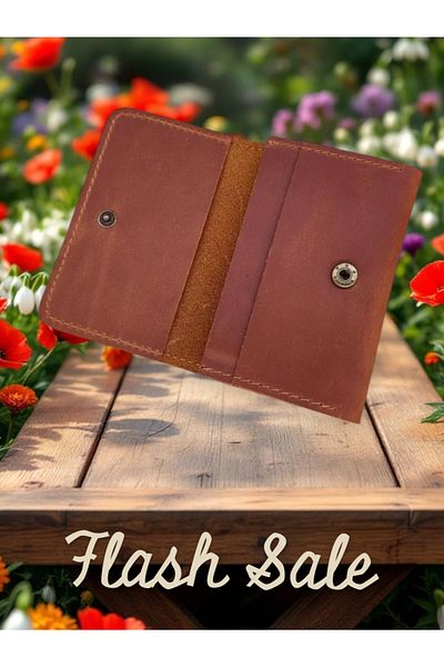 ORGANICYOU Guangzhou Vintage Style Men's Real Leather Wallet - Top Layer Cow Leather