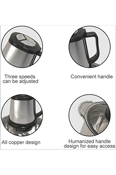 raf Electric Meat Grinder 5L – Stainless Steel Food Chopper for Meat, Vegetables, Fruits & Nuts