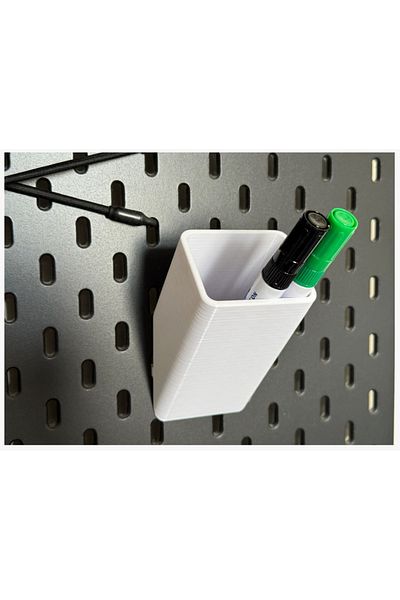3dmakers Skadis Clipboard Compatible Pen Holder - for a Neat and Accessible Work Space