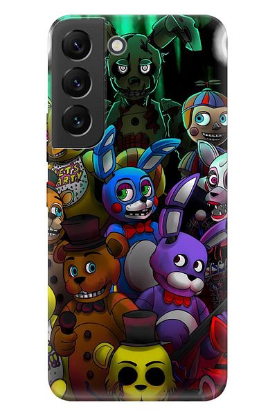 Lopard غطاء حماية كامل لهاتف Samsung Galaxy S21 يغطي 19 Five Nights at Freddy's Purple Yellow