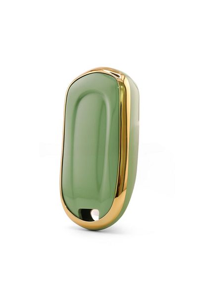 GMA KEYS Opel Astra K and Insignia Grand Compatible Keyless Start Nano Key Case Green Gold Color