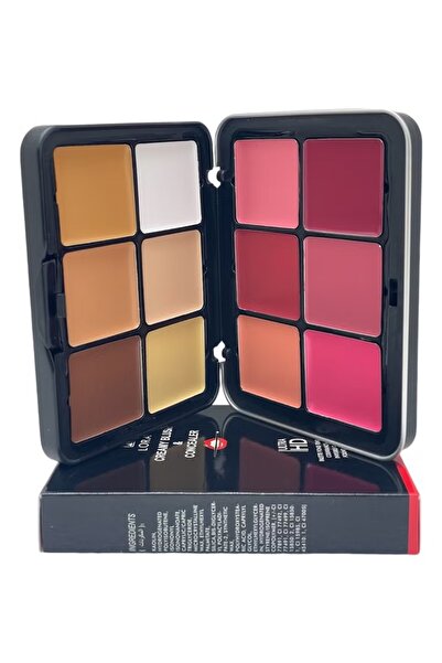 Lora كونتور خافي عيوب مع بلاشر لورا