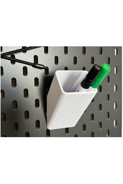 3dmakers Skadis Clipboard Compatible Pen Holder - for a Neat and Accessible Work Space