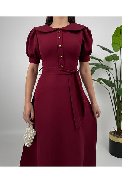 GİZONLY Dress with belt detail