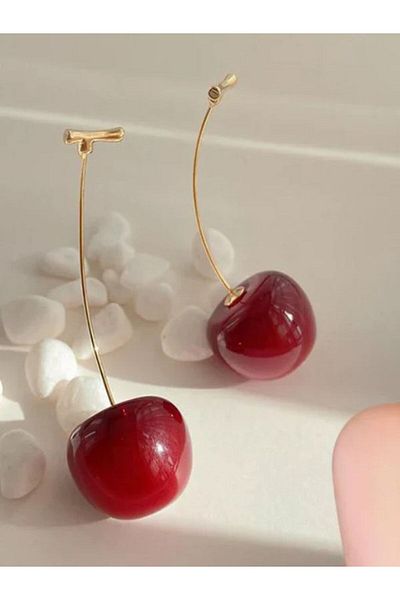 SYGGY Cercei Cherries, model cirese grena / burgundy, Syggy