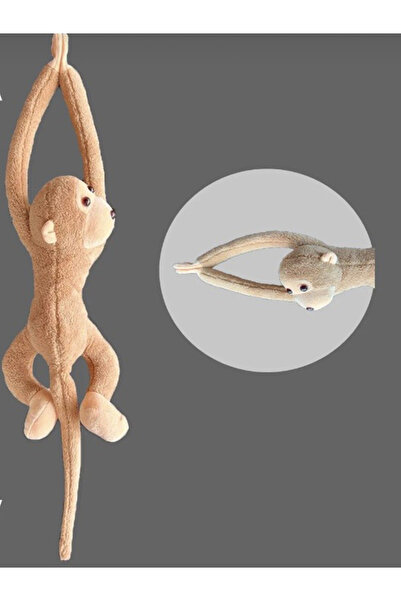 MİLJA 85 Cm Uzun Boy Peluş Maymun Elleri Yapışabilen