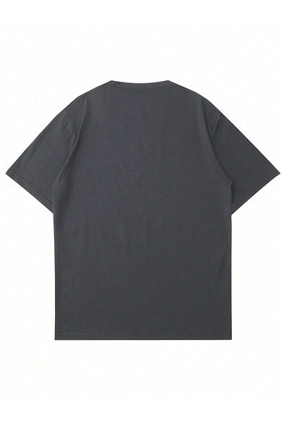 EVIus Oversize The Boston Printed Crew Neck T-Shirt