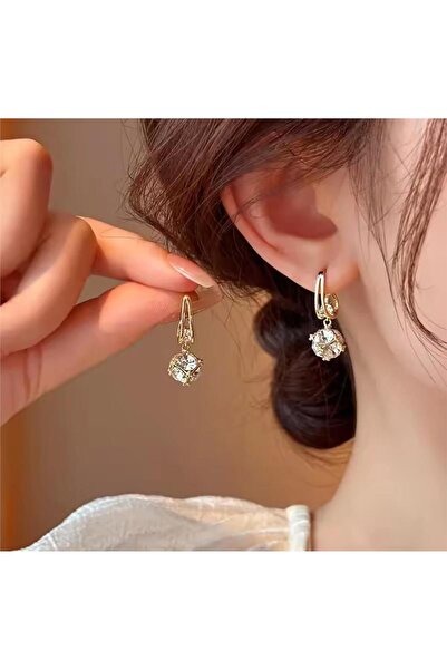 Pelin Aksesuar Kristal Toplu Halka Küpe