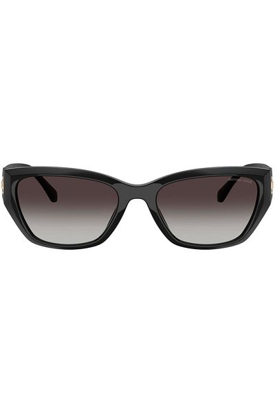 Michael Kors نظارة شمسية بيرل ريفر نسائية بتصميم غير منتظم - MK 2242D - مقاس العدسة: 56 مم - أسود