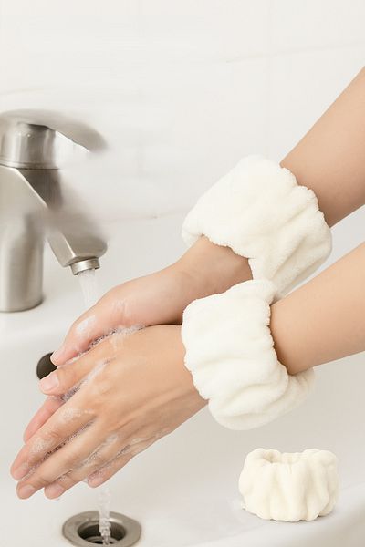 SYAZE Bamboo Towel Face Washing Bracelet - Water Retaining Double Bracelet