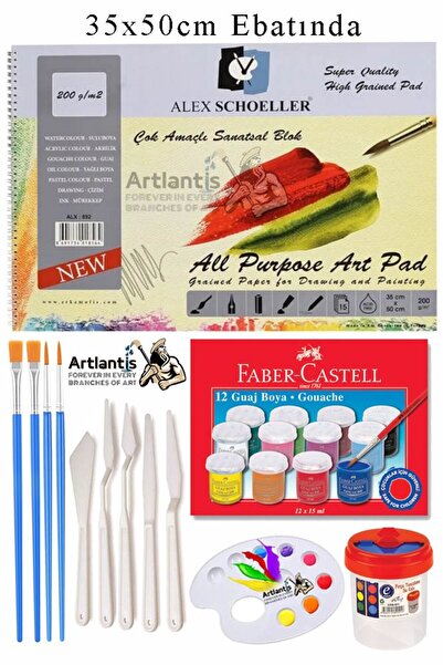 Artlantis Alex Schoeller Bloc artistic multifuncțional 35x50 200 gr 15 coli F...