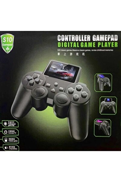 Generic S10 Classic Game Stick with Ultra HD Screen and Dual Player Gamepad Built-in 520 Classic Games