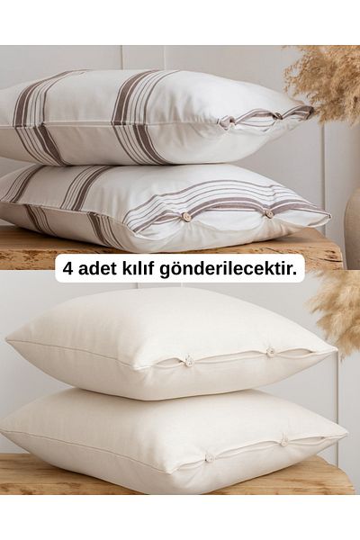 BESTİNA GOLD 4 Pillow Cases