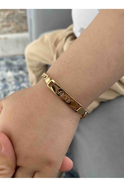 Sahi Aksesuar Kaplama Kişiye Özel Isimli Bebek Çocuk Çelik Künye (0-10 YAŞ) - Tycb070