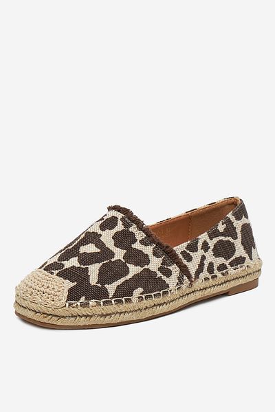 DeeZee Women's Espadrilles low brown flats 40