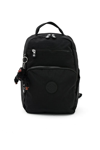 Sanmorris 3011 Geantă unisex pentru laptop și rucsac, din țesătură șifonată, ...