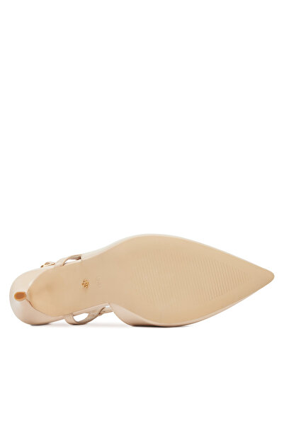 DeeZee Women's Pumps on a high heel low beige stiletto 41