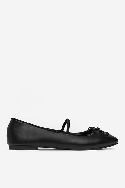 DeeZee Women's Ballerinas Low Black Flats 41