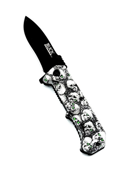 BUCK Knıves Bl212 Karbon Kamp Cep Çakısı Kemer Klipsli Beyaz 21 Cm