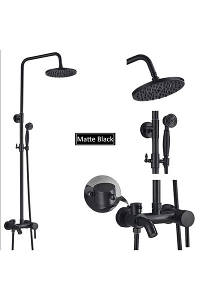 Blackswan Design Baterie dus, Blackswan, Tip M68.5.5, model negru mat, dimensiune 20 cm