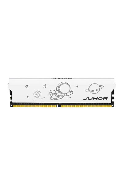JUHOR 16Gb (2X8) Ddr4 Ram Cl 18 3200 Mhz White Desktop Pc Computer Cooler Ram Xmp 1.35V